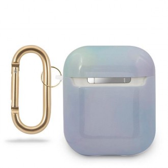 [RETURNED ITEM] Guess GUACA2TPUMCGC02 kryt AirPods modrý/modrý Tie & Dye Collection