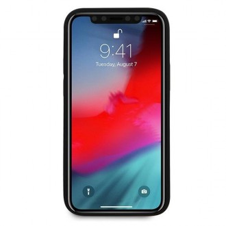Guess GUHCP12SVSATMLRE iPhone 12 mini 5,4&quot; červený/červený pevný obal Saffiano