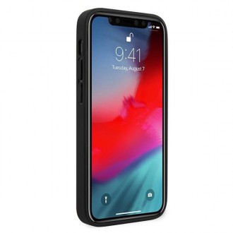 Guess GUHCP12SVSATMLRE iPhone 12 mini 5,4&quot; červený/červený pevný obal Saffiano