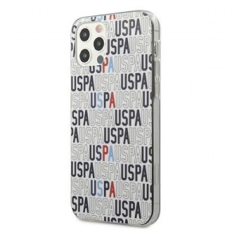 US Polo USHCP12LPCUSPA6 iPhone 12 Pro Max 6,7" biały/white Logo Mania Collection