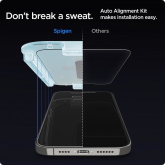 Tvrzené sklo Spigen GLAS.TR &quot;EZ FIT&quot; 2BAL IPHONE 12/12 PRO