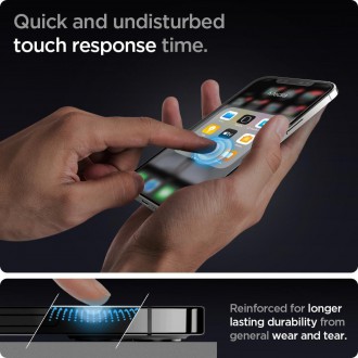 Tvrzené sklo Spigen GLAS.TR &quot;EZ FIT&quot; 2BAL IPHONE 12/12 PRO