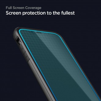 TEPELNÉ Spigen ALM GLASS FC 2BAL IPHONE 12/12 PRO ČERNÉ