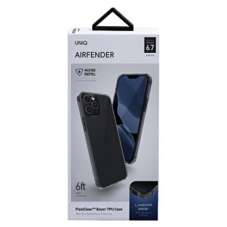 UNIQ etui Air Fender iPhone 12 Pro Max 6,7" szary/smoked grey tinted