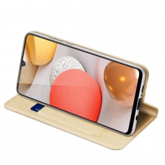 DUX DUCIS Skin Pro Bookcase type case for Samsung Galaxy A42 5G golden