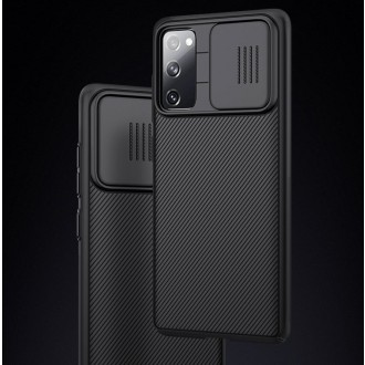 Nillkin CamShield Case kryt kryt fotoaparátu pro fotoaparát Samsung Galaxy S20 FE 5G černý