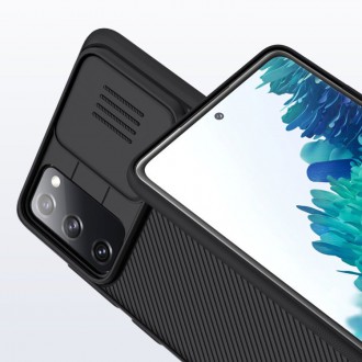 Nillkin CamShield Case kryt kryt fotoaparátu pro fotoaparát Samsung Galaxy S20 FE 5G černý
