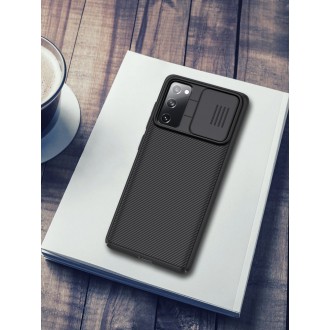 Nillkin CamShield Case kryt kryt fotoaparátu pro fotoaparát Samsung Galaxy S20 FE 5G černý