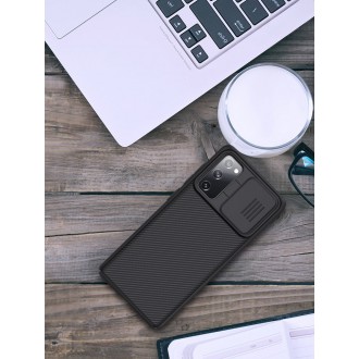 Nillkin CamShield Case kryt kryt fotoaparátu pro fotoaparát Samsung Galaxy S20 FE 5G černý