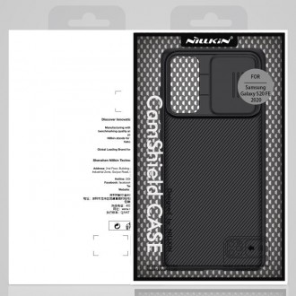 Nillkin CamShield Case kryt kryt fotoaparátu pro fotoaparát Samsung Galaxy S20 FE 5G černý