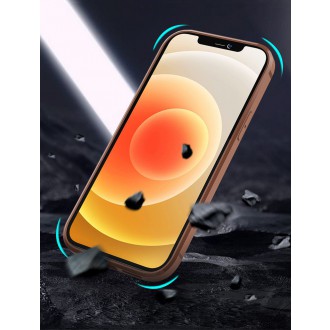 Nillkin Aoge Leather Case genuine leather protective wallet cover iPhone 12 Pro / iPhone 12 brown