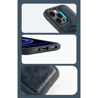Nillkin Aoge Leather Case genuine leather protective wallet cover iPhone 12 Pro Max black