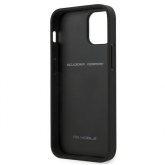 Ferrari FEOGOHCP12SRE iPhone 12 mini 5,4&quot; červený/červený pevný obal Off Track perforovaný