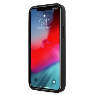 Guess GUHCP12LVSATMLRE iPhone 12 Pro Max 6,7&quot; červený/červený pevný obal Saffiano