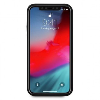 Guess GUHCP12LVSATMLRE iPhone 12 Pro Max 6,7&quot; červený/červený pevný obal Saffiano