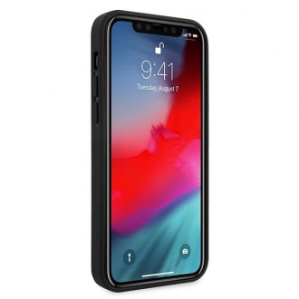 Guess GUHCP12LVSATMLRE iPhone 12 Pro Max 6,7&quot; červený/červený pevný obal Saffiano