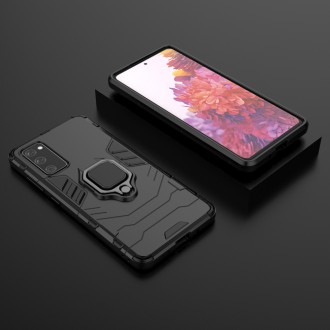 Ring Armor Case Kickstand Tough Rugged Cover for Samsung Galaxy S20 FE 5G black