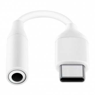 Samsung sluchátkový adaptér 3,5 mm Mini Jack (samice) – USB typu C (samec) Bílá (EE-UC10JUWEGWW)