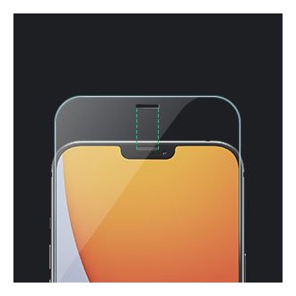 Ugreen 2.5D Tempered Glass 9H Durable Tempered Glass iPhone 12 Pro Max transparent (case friendly)