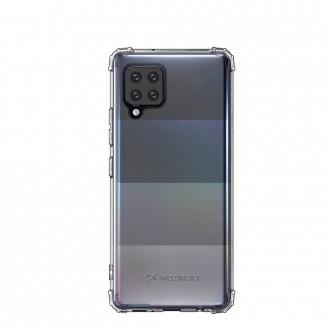 Wozinsky Anti Shock durable case with Military Grade Protection for Samsung Galaxy A42 5G transparent