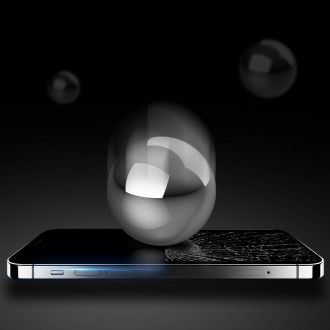 Dux Ducis 10D Tempered Glass Tough Screen Protector Full Coveraged with Frame for iPhone 12 Pro / iPhone 12 black (case friendly)