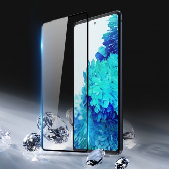 Dux Ducis 9D Tempered Glass Tough Screen Protector Full Coveraged with Frame for Samsung Galaxy S20 FE 5G black (case friendly)