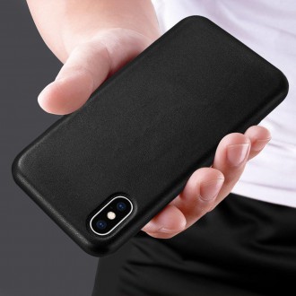 ECO Leather case cover for iPhone 12 Pro Max black