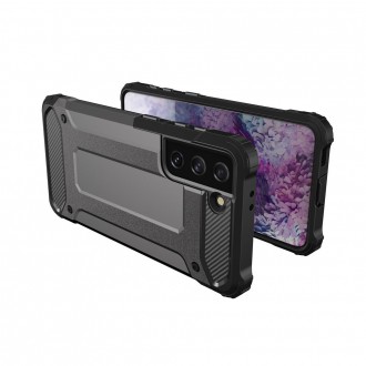 Hybrid Armor Case Tough Rugged Cover for Samsung Galaxy S21+ 5G (S21 Plus 5G) black