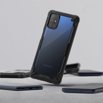 Ringke Fusion X durable PC Case with TPU Bumper for Samsung Galaxy M51 black (FUSG0065)