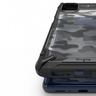 Ringke Fusion X durable PC Case with TPU Bumper for Samsung Galaxy M51 black (FUSG0065)
