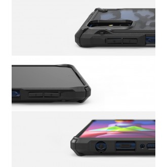 Ringke Fusion X durable PC Case with TPU Bumper for Samsung Galaxy M51 black (FUSG0065)