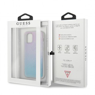 Guess GUHCP12S3D4GGBP iPhone 12 mini 5,4&quot; modro-růžový/modro-růžový pevný obal 4G 3D Pattern Collection