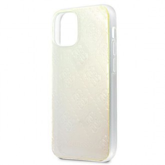 Guess GUHCP12S3D4GIRBL iPhone 12 mini 5,4&quot; duhové/opálové pevné pouzdro 4G 3D Pattern Collection