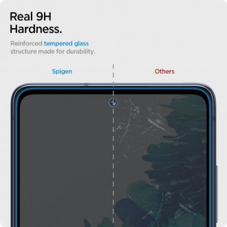 Tvrzené sklo Spigen GLASS FC GALAXY S20 FE ČERNÉ