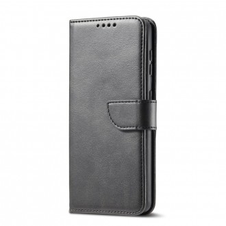 Magnet Case elegant bookcase type case with kickstand for Samsung Galaxy S21+ 5G (S21 Plus 5G) black