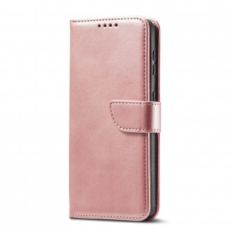Magnet Case elegant bookcase type case with kickstand for Samsung Galaxy S21+ 5G (S21 Plus 5G) pink