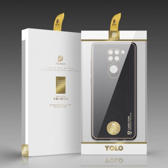 Dux Ducis Yolo elegant case made of soft TPU and PU leather for Xiaomi Redmi 10X 4G / Xiaomi Redmi Note 9 black
