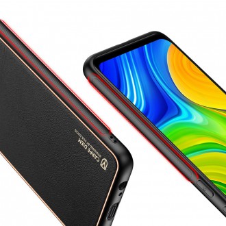 Dux Ducis Yolo elegant case made of soft TPU and PU leather for Xiaomi Redmi 10X 4G / Xiaomi Redmi Note 9 black
