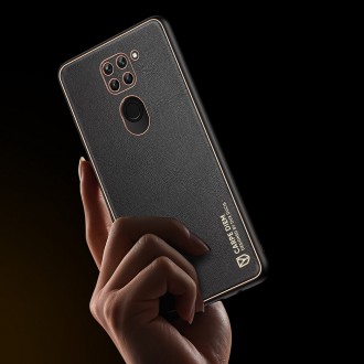 Dux Ducis Yolo elegant case made of soft TPU and PU leather for Xiaomi Redmi 10X 4G / Xiaomi Redmi Note 9 black