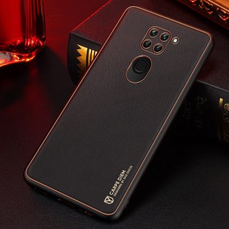 Dux Ducis Yolo elegant case made of soft TPU and PU leather for Xiaomi Redmi 10X 4G / Xiaomi Redmi Note 9 black