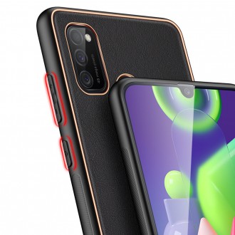 Dux Ducis Yolo elegant case made of soft TPU and PU leather for Samsung Galaxy M30s black