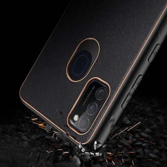 Dux Ducis Yolo elegant case made of soft TPU and PU leather for Samsung Galaxy M30s black