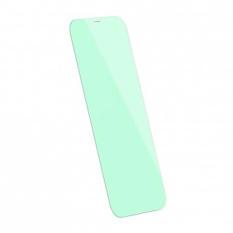 Baseus 2x zelené tvrzené sklo 0,3 mm s filtrem proti modrému světlu iPhone 12 Pro Max (SGAPIPH67N-LP02)