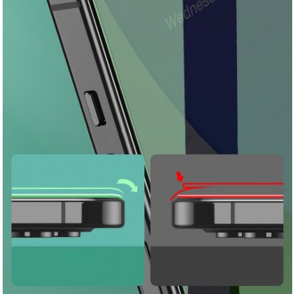 Baseus 2x zelené tvrzené sklo 0,3 mm s filtrem proti modrému světlu iPhone 12 Pro Max (SGAPIPH67N-LP02)