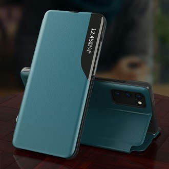 Eco Leather View Case elegant bookcase type case with kickstand for Samsung Galaxy S20 FE 5G black