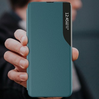 Eco Leather View Case elegant bookcase type case with kickstand for Samsung Galaxy S20 FE 5G black