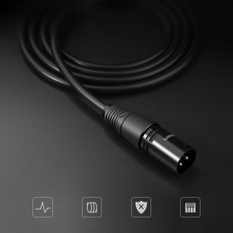Ugreen Extension Audio Cable Microphone Cable Microphone XLR (Female) - XLR (Male) 1m (AV130)