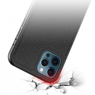 Dux Ducis Fino case covered with nylon material for iPhone 12 Pro Max black