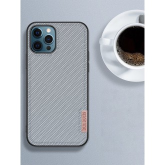 Dux Ducis Fino case covered with nylon material for iPhone 12 Pro Max black