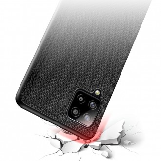 Dux Ducis Fino case covered with nylon material for Samsung Galaxy A42 5G black